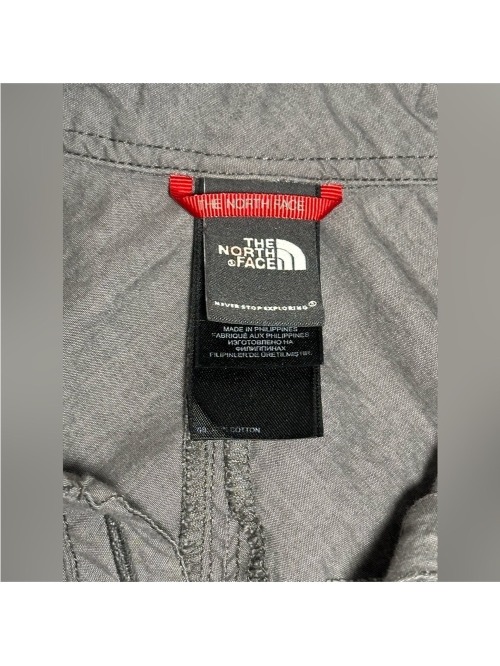 The North Face Gray Mini Shirt Dress - Picture 2 of 15